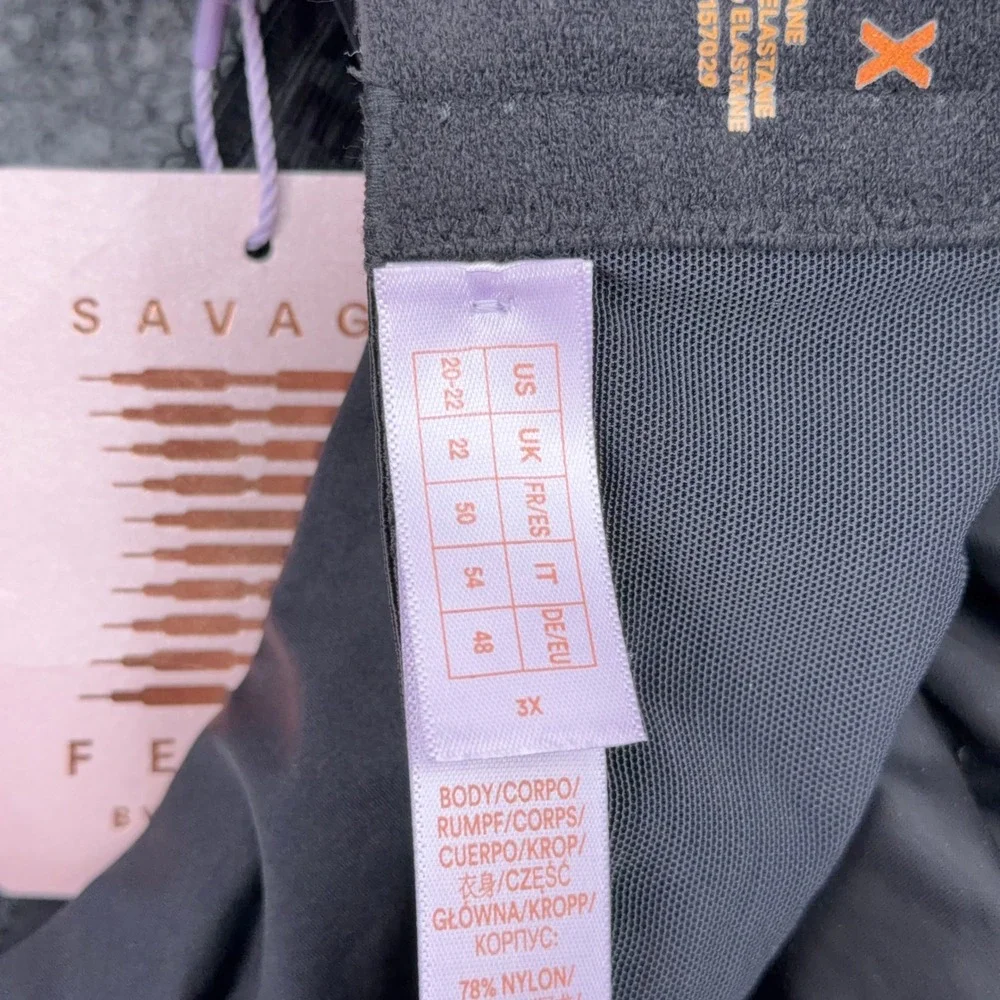 Savage X Fenty Bralette Women 3X Nylon‎ Black